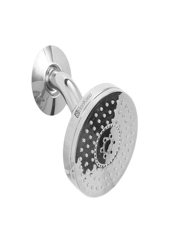 BonKaso رأس دش BonKaso SH-2061 ABS مقاس 10 سم للحمام، بلمسة نهائية من الكروم (عبوة من قطعة واحدة) - Image 1